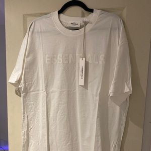 Essentials white tee